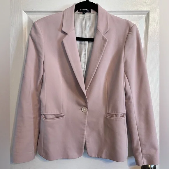 Express Light Pink Women's Blazer - Picture 1 of 5